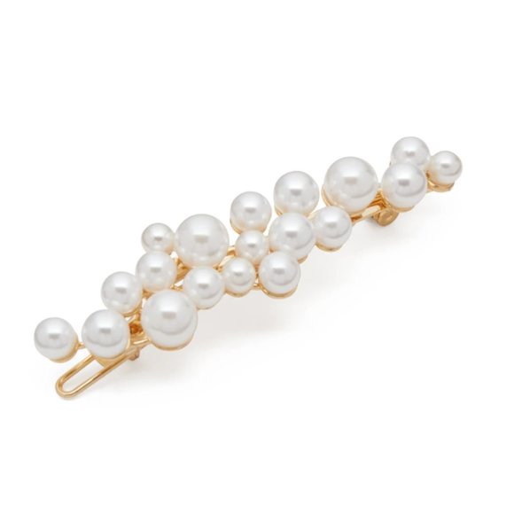 Lelet Hair Clip: Mattar Pearl Barrette - Picture 4 of 4